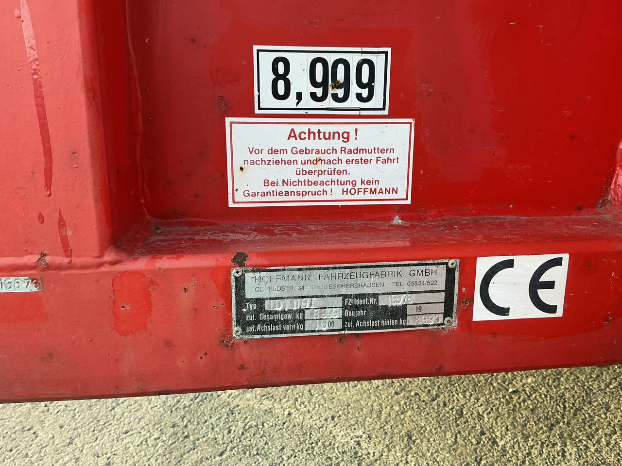 Hoffmann - Benne agricole: photos 2 Hoffmann - Benne agricole: photos 2