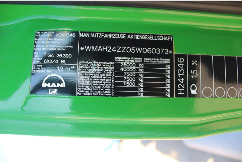 Camion pour transport de bitume MAN TGA 26.310 + LINDHOFF EN LINNE 6M3 + MANUAL + COMBI: photos 16