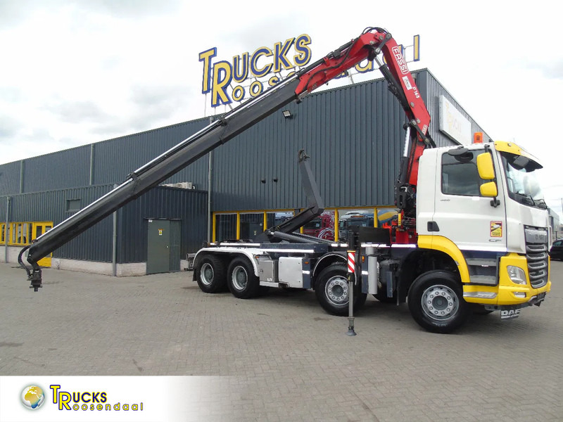 DAF CF 480 + FASSI 16T/M + 20T HOOK + 8X4 + REMOTE - Camion grue: photos 1 DAF CF 480 + FASSI 16T/M + 20T HOOK + 8X4 + REMOTE - Camion grue: photos 1