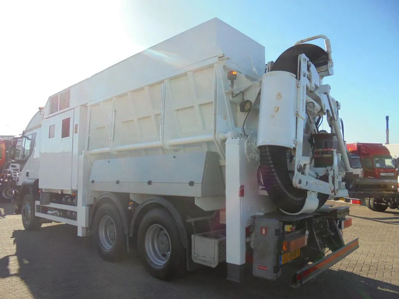 Camion hydrocureur Iveco Trakker 450 + Euro 5 + Zandzuiger + Manual + 6x4 + Remote: photos 9