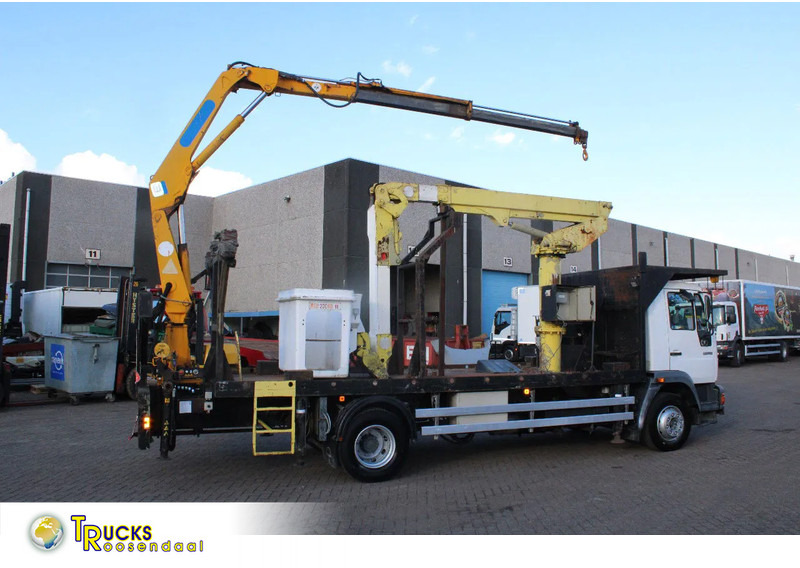 MAN 14.224 + EURO 2 + PTO + EFFER 95 / 2S + 11.5meter platform - Camion grue: photos 1 MAN 14.224 + EURO 2 + PTO + EFFER 95 / 2S + 11.5meter platform - Camion grue: photos 1