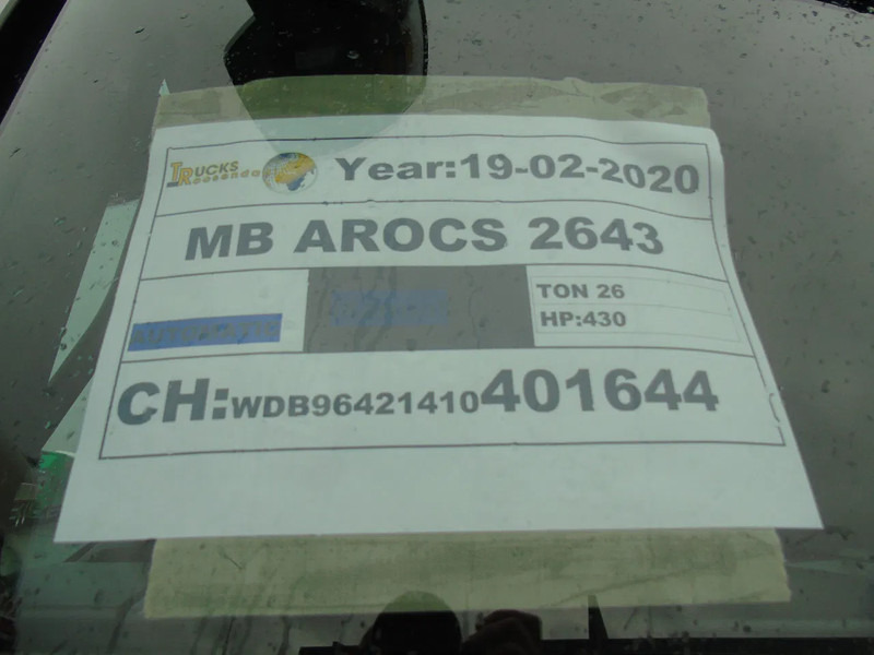 Mercedes-Benz Arocs 2643 + HIAB + 3 SIDE TIPPER - Camion grue: photos 5 Mercedes-Benz Arocs 2643 + HIAB + 3 SIDE TIPPER - Camion grue: photos 5