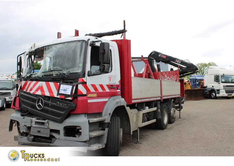 Mercedes-Benz Axor 2633 + HIAB 144 BS 2 HIDUO + 6X2+REMOTE - Camion grue: photos 1 Mercedes-Benz Axor 2633 + HIAB 144 BS 2 HIDUO + 6X2+REMOTE - Camion grue: photos 1