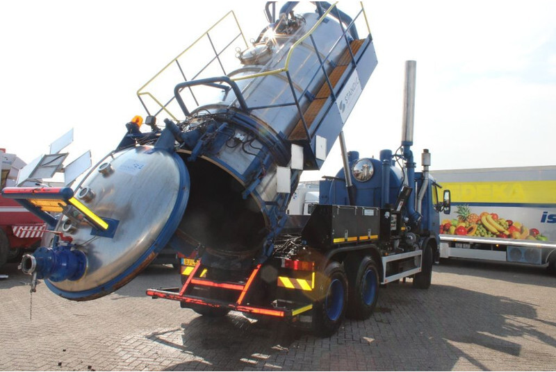 Camion hydrocureur Terberg FM 1450 WITTIG VACUM SYSTEM + TIPPER + FULLY WORKING + EURO 2 + ADR + 11,34m3: photos 19