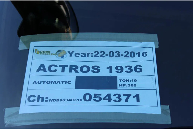 Tracteur routier Mercedes-Benz Actros 1936 + EURO 6: photos 20