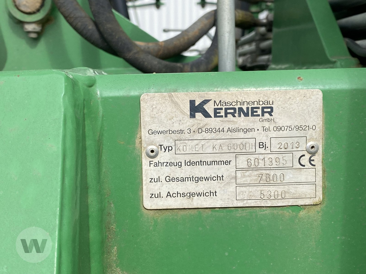 Kerner Komet KA 600 Üh - Bineuse: photos 1 Kerner Komet KA 600 Üh - Bineuse: photos 1