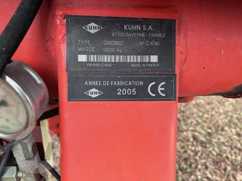 Kuhn GMD 802 Lift Control - Faucheuse: photos 5 Kuhn GMD 802 Lift Control - Faucheuse: photos 5