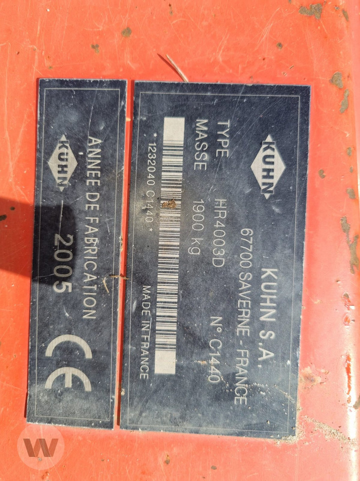 Kuhn HR 4003 - Herse rotative: photos 3 Kuhn HR 4003 - Herse rotative: photos 3