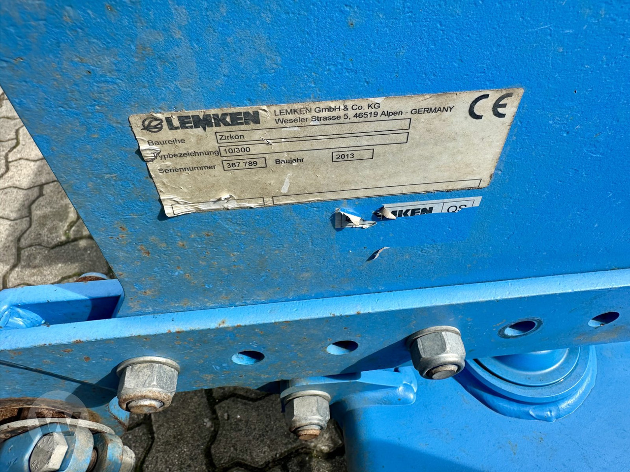 Lemken Zirkon 10/300 - Herse rotative: photos 1 Lemken Zirkon 10/300 - Herse rotative: photos 1