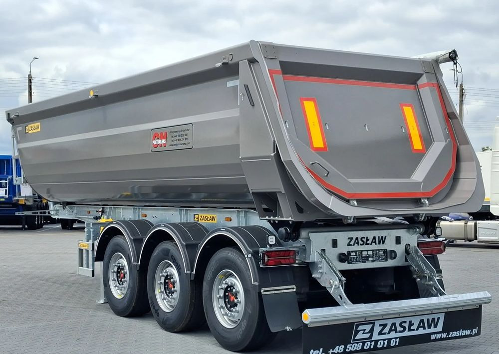 Semi-remorque benne neuf Zaslaw NOWY MODEL, CAŁA HARDOX 500 24/27m3: photos 6