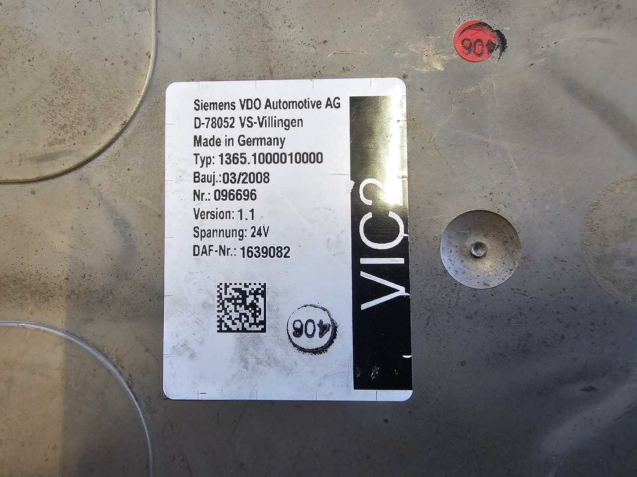 DAF XF CF / VIC2 CONTROL UNIT / 1639082 - Bloc de gestion: photos 4 DAF XF CF / VIC2 CONTROL UNIT / 1639082 - Bloc de gestion: photos 4