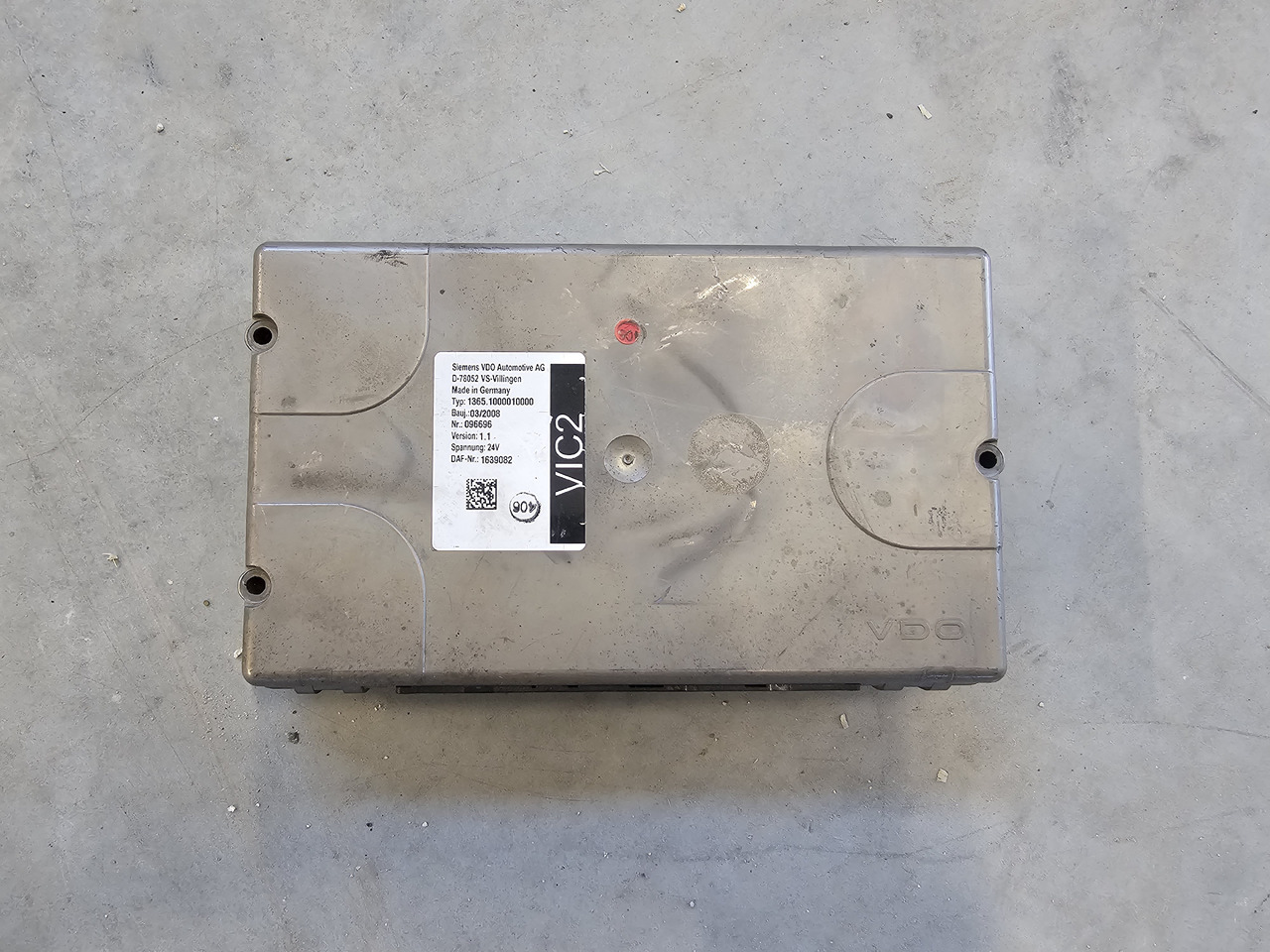 DAF XF CF / VIC2 CONTROL UNIT / 1639082 - Bloc de gestion: photos 2 DAF XF CF / VIC2 CONTROL UNIT / 1639082 - Bloc de gestion: photos 2