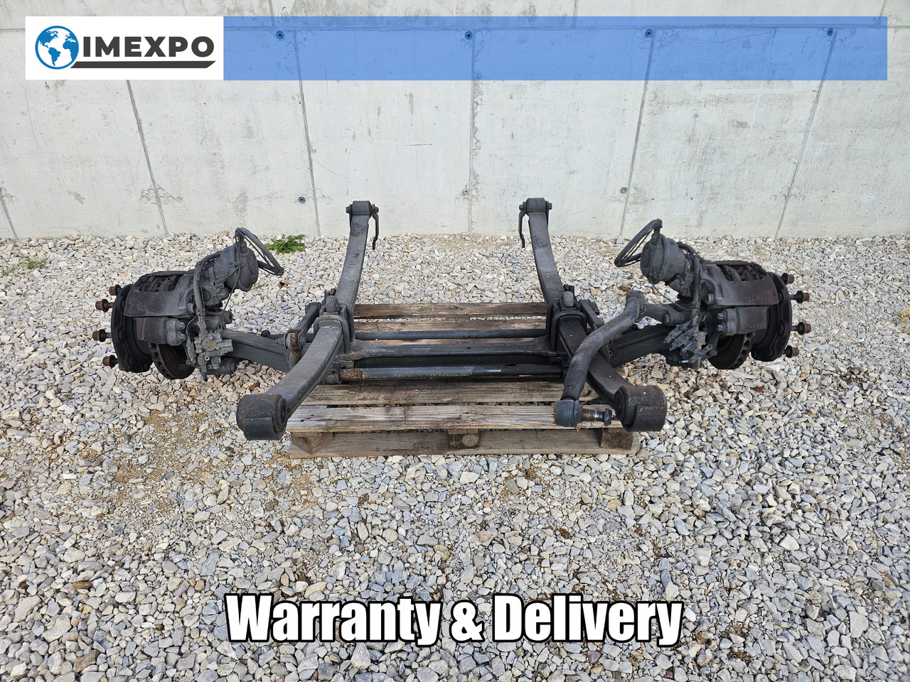 MERCEDES ATEGO MP4 12.XXX EURO 6 / COMPLETE FRONT AXLE - Essieu avant: photos 1 MERCEDES ATEGO MP4 12.XXX EURO 6 / COMPLETE FRONT AXLE - Essieu avant: photos 1