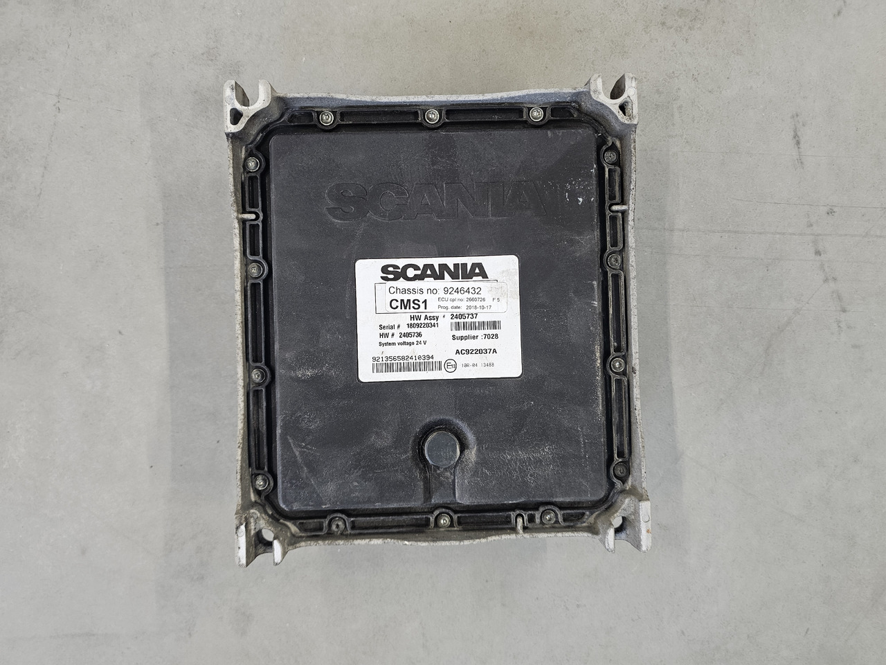 SCANIA R450 EURO 6 / CMS1 CONTROL UNIT / 2660726 - Bloc de gestion: photos 3 SCANIA R450 EURO 6 / CMS1 CONTROL UNIT / 2660726 - Bloc de gestion: photos 3