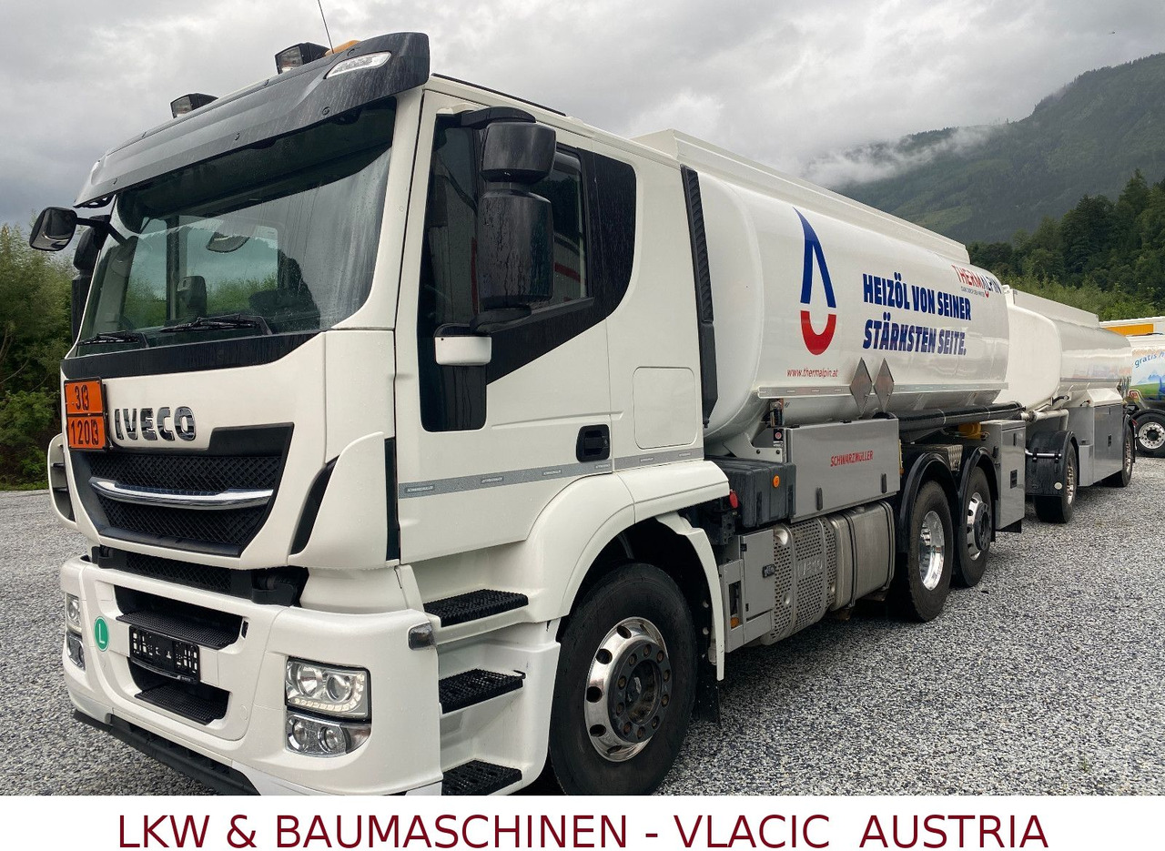 Iveco Stralis 480 SchwarzmüllerBenz/Diesel Kompletzug - Camion citerne: photos 1 Iveco Stralis 480 SchwarzmüllerBenz/Diesel Kompletzug - Camion citerne: photos 1