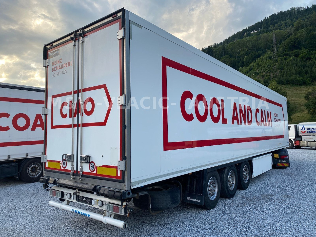 Krone Doppelstock / Carrier 1950 - Semi-remorque frigorifique: photos 3 Krone Doppelstock / Carrier 1950 - Semi-remorque frigorifique: photos 3
