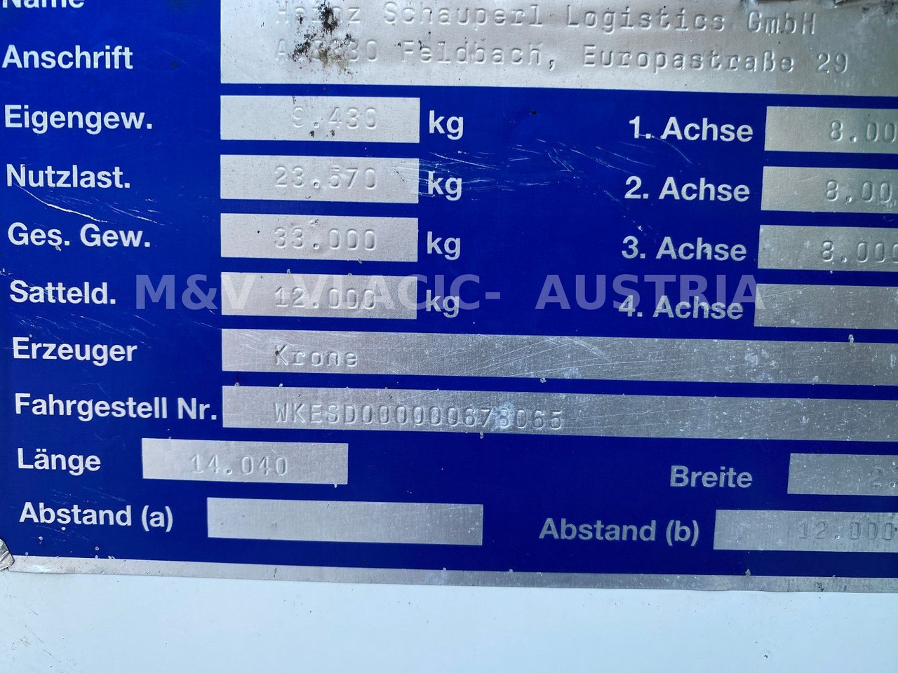 Krone Doppelstock / Carrier 1950 - Semi-remorque frigorifique: photos 5 Krone Doppelstock / Carrier 1950 - Semi-remorque frigorifique: photos 5