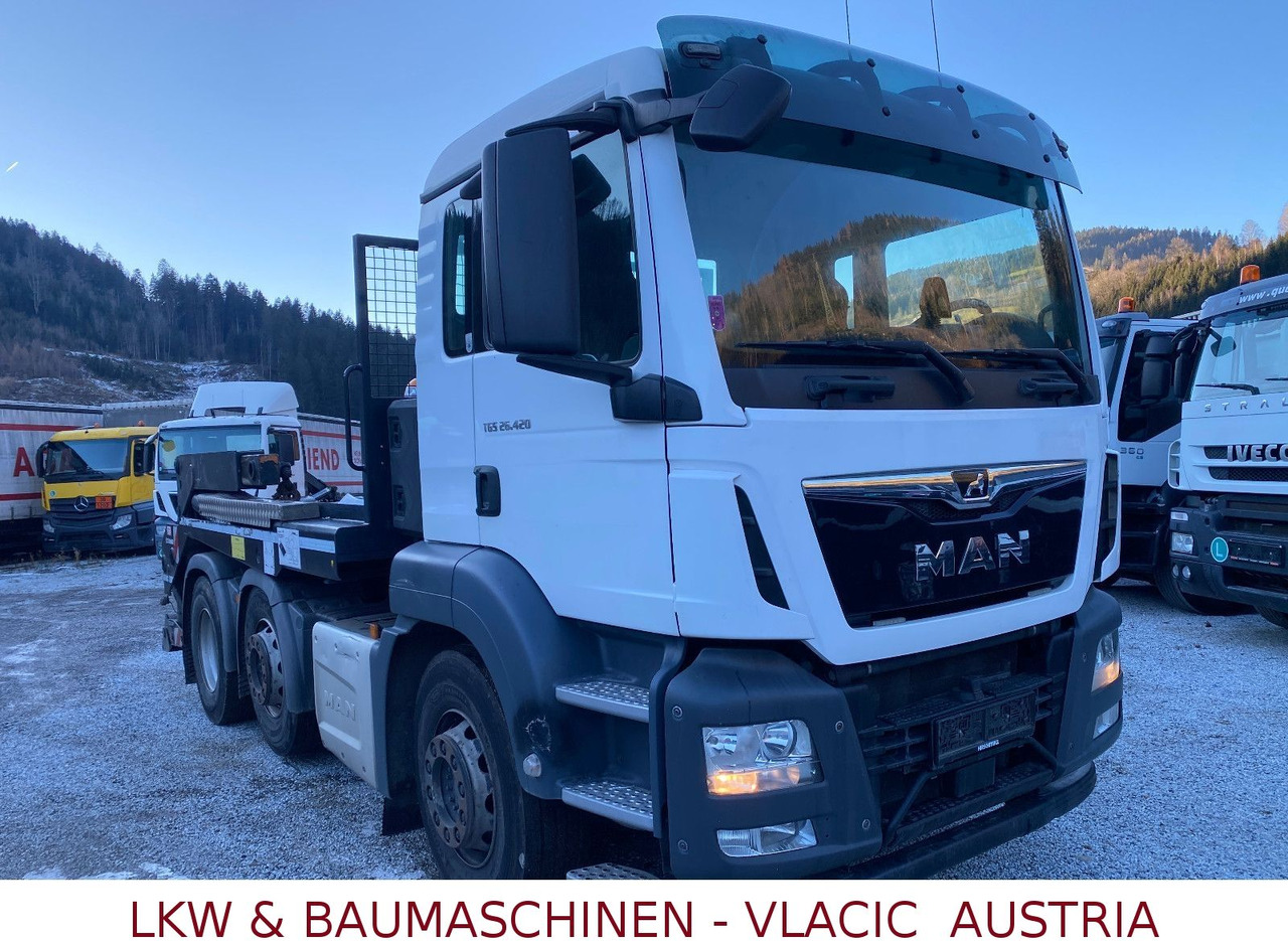 MAN TGS 26.420 6x2 Lift/Lenk vorlaufachsen - Camion benne: photos 2 MAN TGS 26.420 6x2 Lift/Lenk vorlaufachsen - Camion benne: photos 2