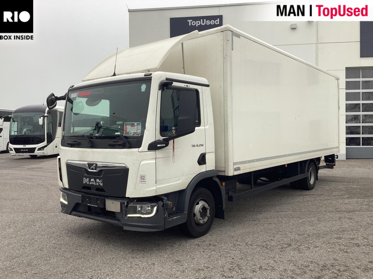 MAN TGL 12.250 4x2 BL CH KOFFER LBW AHK - Camion fourgon: photos 1 MAN TGL 12.250 4x2 BL CH KOFFER LBW AHK - Camion fourgon: photos 1