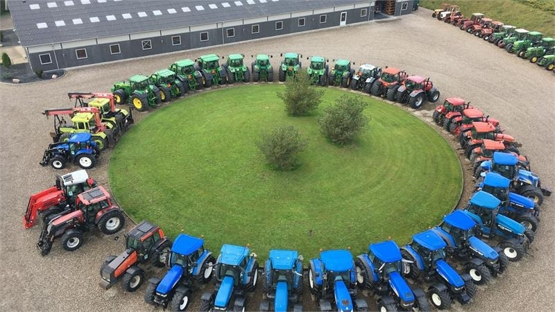 Tracteur agricole John Deere 7710 8.1L motor, store hjul og frontlift. En ejere: photos 19