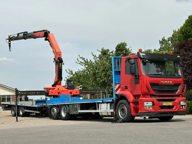 Camion grue Iveco Stralis 420 !KRAAN/CRANE/GRUE/ Palfinger 22TM!! RADIO REMOTE!! EURO 6!!NL truck!