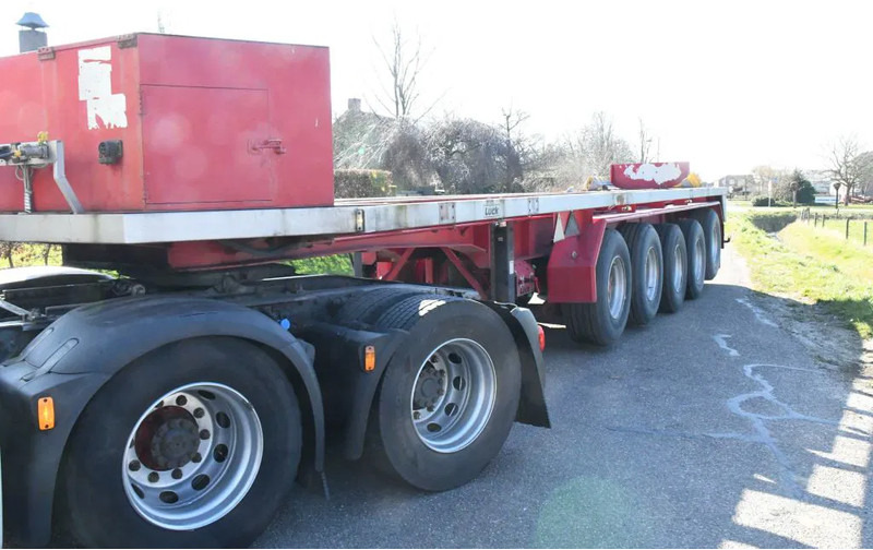 LUECK SPR75/5 5 achse BALLAST TRAILER 3x STEERAXLE!! - Semi-remorque plateau: photos 3 LUECK SPR75/5 5 achse BALLAST TRAILER 3x STEERAXLE!! - Semi-remorque plateau: photos 3