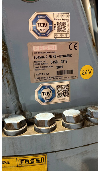 Tracteur routier DAF XF 530 FTN CRANE/GRUE/KRAN FASSI 54 TM!!: photos 7