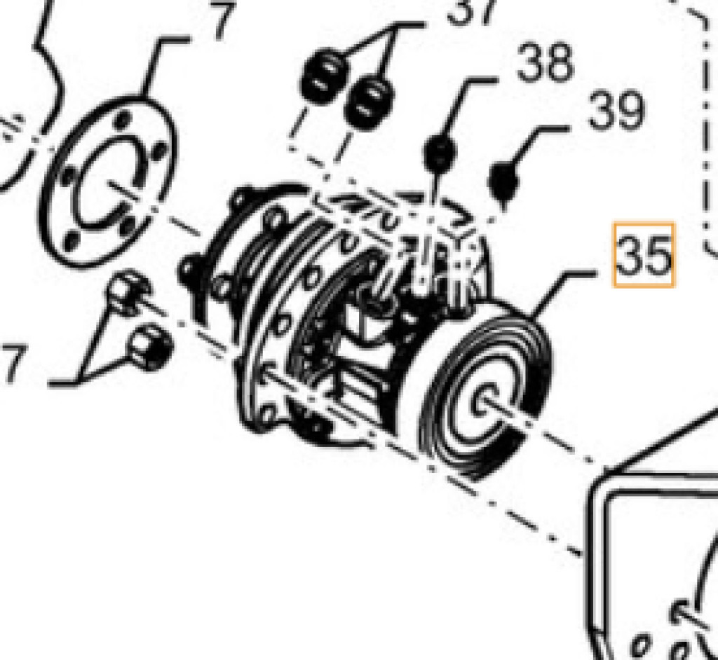 Case 47419139 - Moteur hydraulique pour Machine agricole: photos 1 Case 47419139 - Moteur hydraulique pour Machine agricole: photos 1