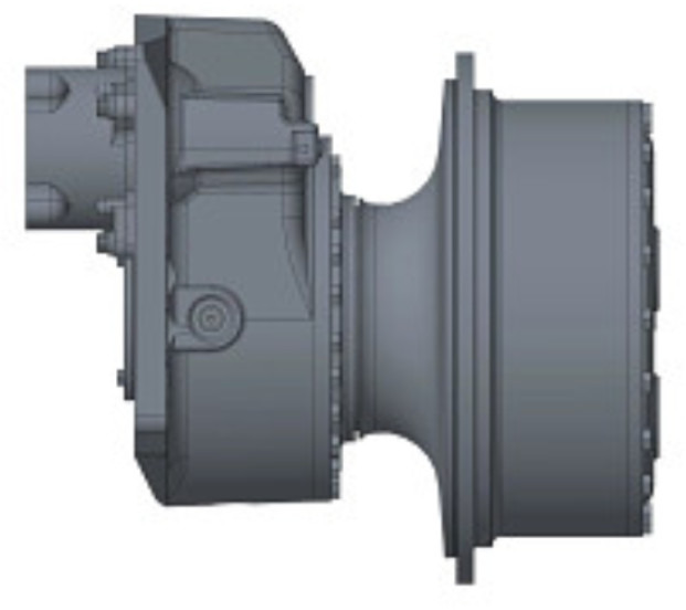 Case 47863726 - 51592915 - Moteur de translation pour Engins de chantier: photos 3 Case 47863726 - 51592915 - Moteur de translation pour Engins de chantier: photos 3