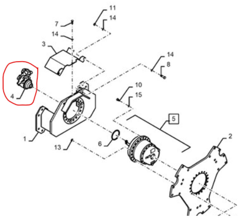 Case 48180109 - Moteur hydraulique pour Machine agricole: photos 1 Case 48180109 - Moteur hydraulique pour Machine agricole: photos 1
