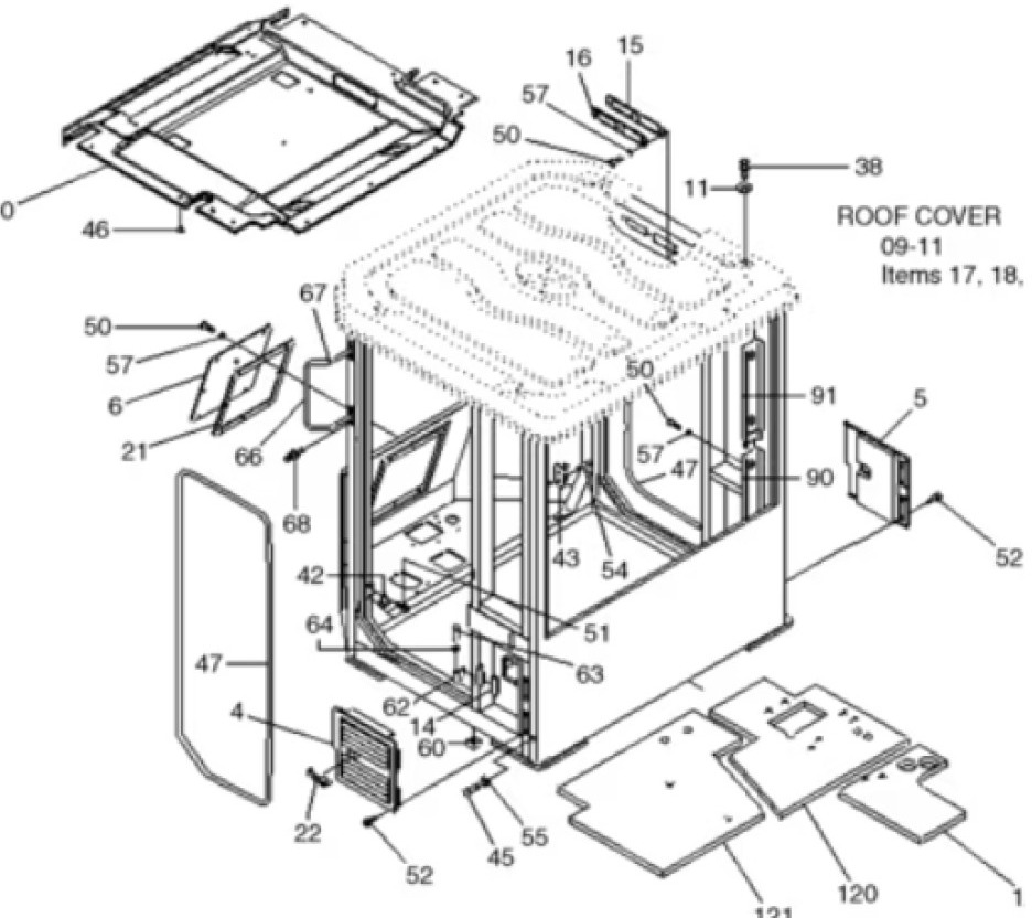 Case 72LH-35020 - Cabine pour Machine agricole: photos 1 Case 72LH-35020 - Cabine pour Machine agricole: photos 1