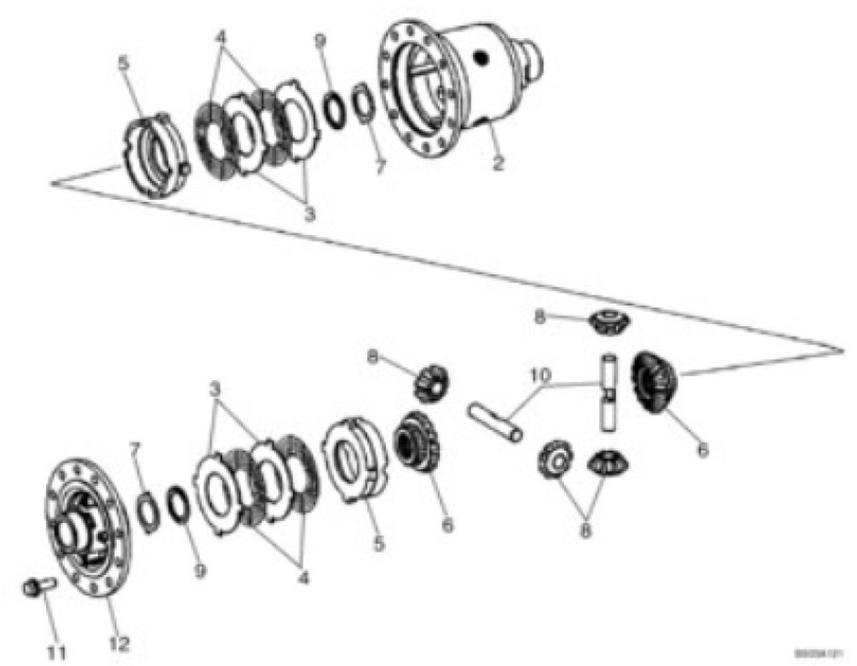 Case 8603621 - Différentiel pour Machine agricole: photos 1 Case 8603621 - Différentiel pour Machine agricole: photos 1