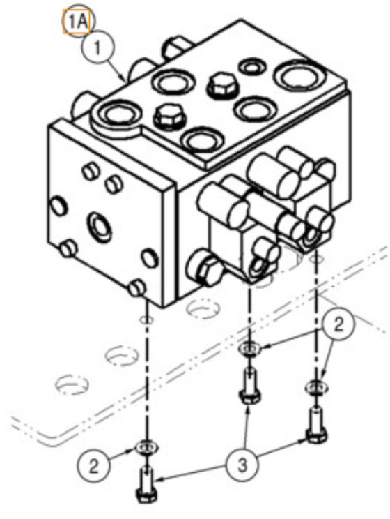 Case 87411112 - Valve hydraulique pour Engins de chantier: photos 2 Case 87411112 - Valve hydraulique pour Engins de chantier: photos 2