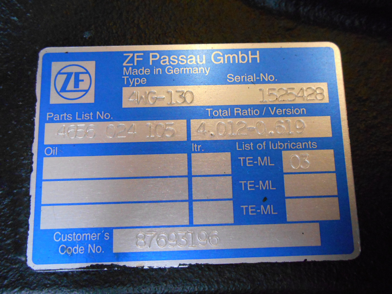 Boîte de vitesse pour Engins de chantier neuf Case 87693196: photos 9 Boîte de vitesse pour Engins de chantier neuf Case 87693196: photos 9