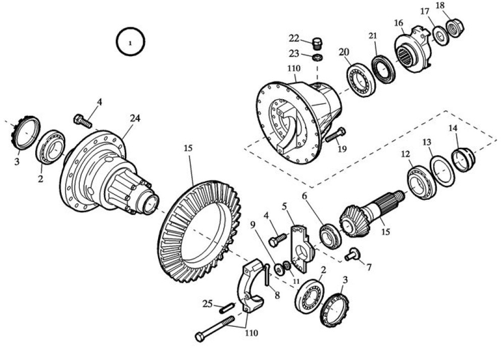 Case 87738484 - Différentiel pour Machine agricole: photos 1 Case 87738484 - Différentiel pour Machine agricole: photos 1