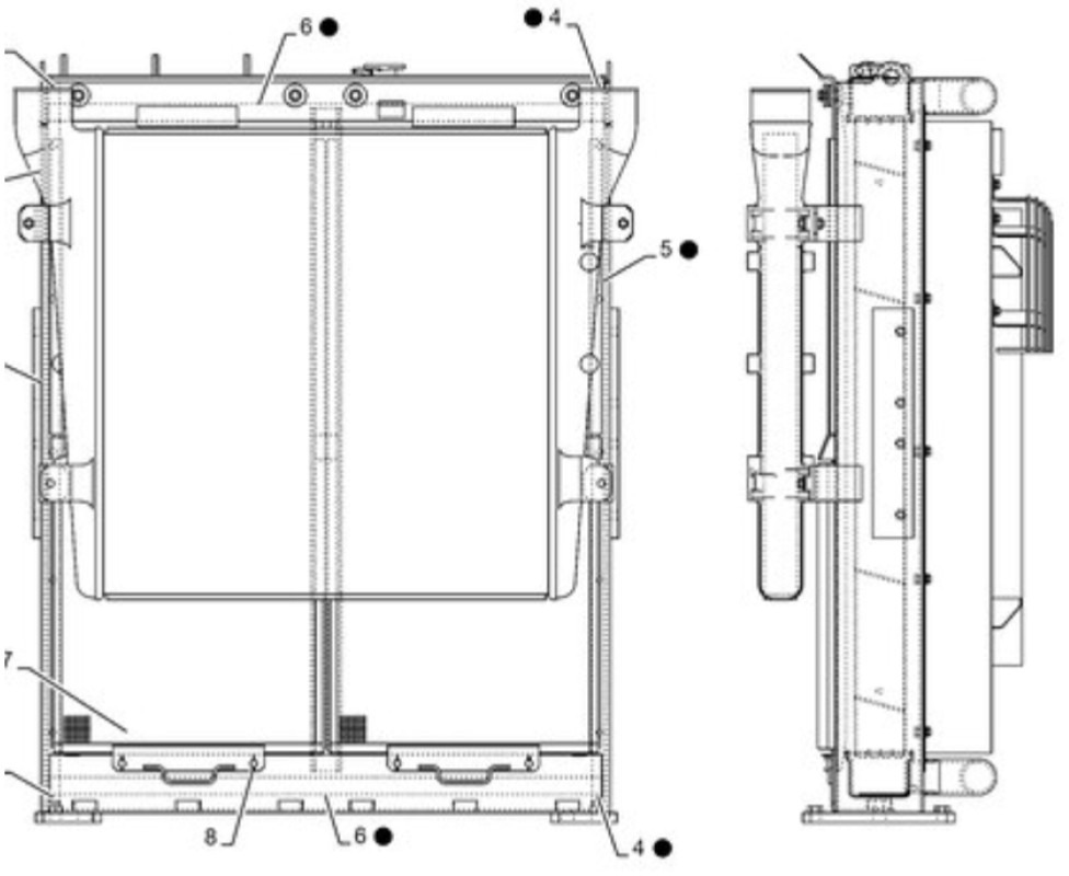 Case KWH12780 - Radiateur pour Engins de chantier: photos 1 Case KWH12780 - Radiateur pour Engins de chantier: photos 1