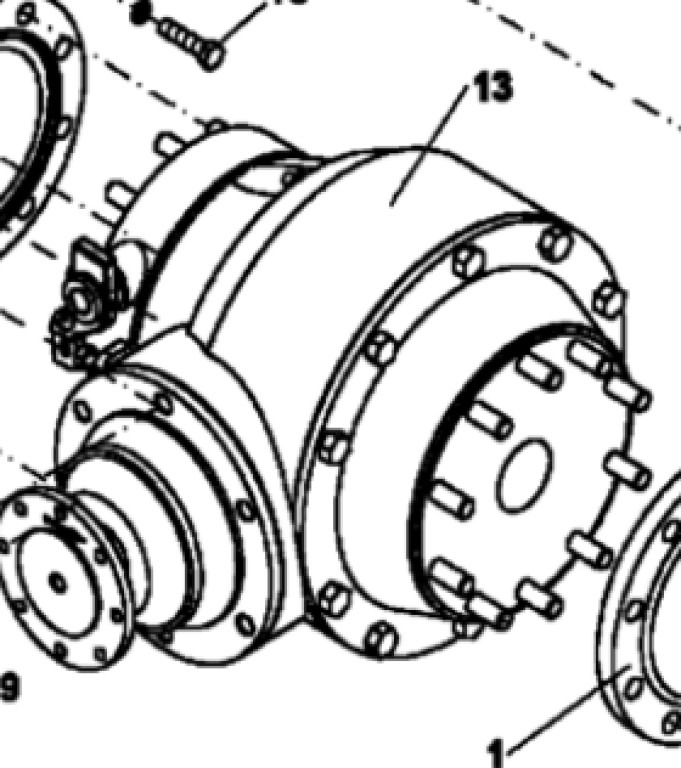 Case ND110664 - Différentiel pour Machine agricole: photos 1 Case ND110664 - Différentiel pour Machine agricole: photos 1