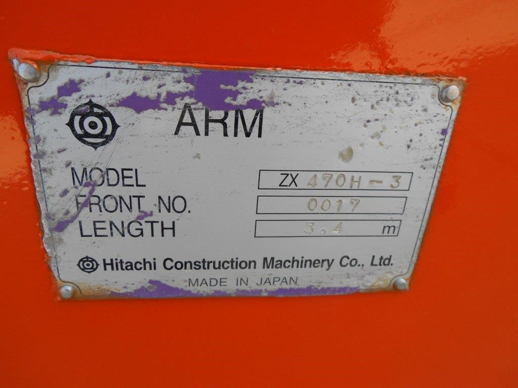 Hitachi 5010069 3.4m - 7048605 - Flèche pour Engins de chantier: photos 1 Hitachi 5010069 3.4m - 7048605 - Flèche pour Engins de chantier: photos 1