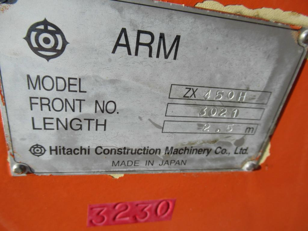 Hitachi 7046975 2.5m - 5009644 - Flèche pour Engins de chantier: photos 1 Hitachi 7046975 2.5m - 5009644 - Flèche pour Engins de chantier: photos 1