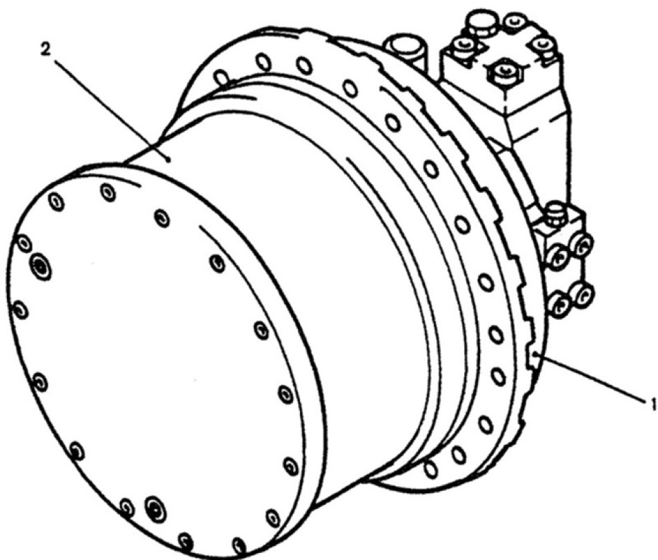Kobelco YN53D00001F2 - YN15V00003F2 - Moteur de translation pour Engins de chantier: photos 1 Kobelco YN53D00001F2 - YN15V00003F2 - Moteur de translation pour Engins de chantier: photos 1