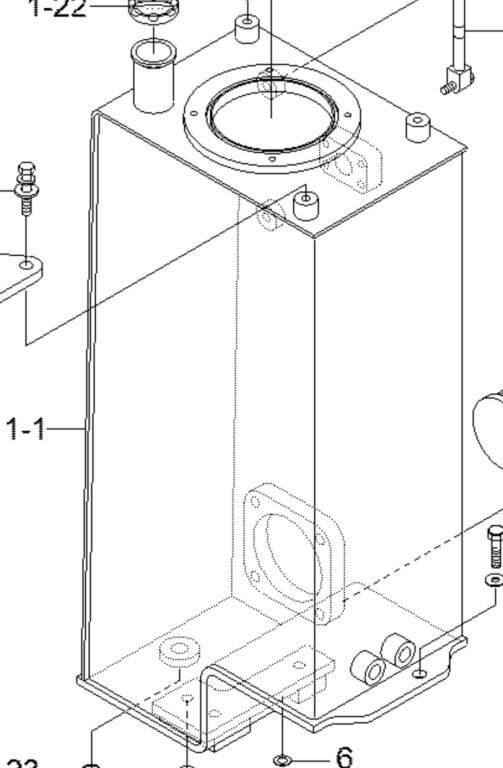 New Holland 31MH-01015YL - Réservoir hydraulique pour Engins de chantier: photos 1 New Holland 31MH-01015YL - Réservoir hydraulique pour Engins de chantier: photos 1