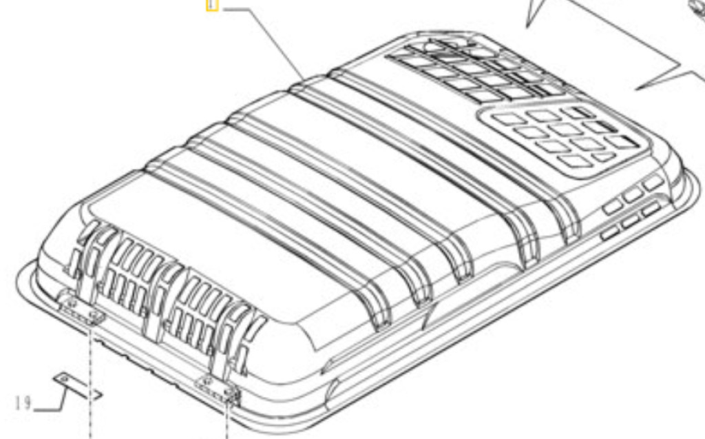 New Holland YN22C00043F1 - YN22C01354P1 - Carrosserie et extérieur pour Engins de chantier: photos 1 New Holland YN22C00043F1 - YN22C01354P1 - Carrosserie et extérieur pour Engins de chantier: photos 1