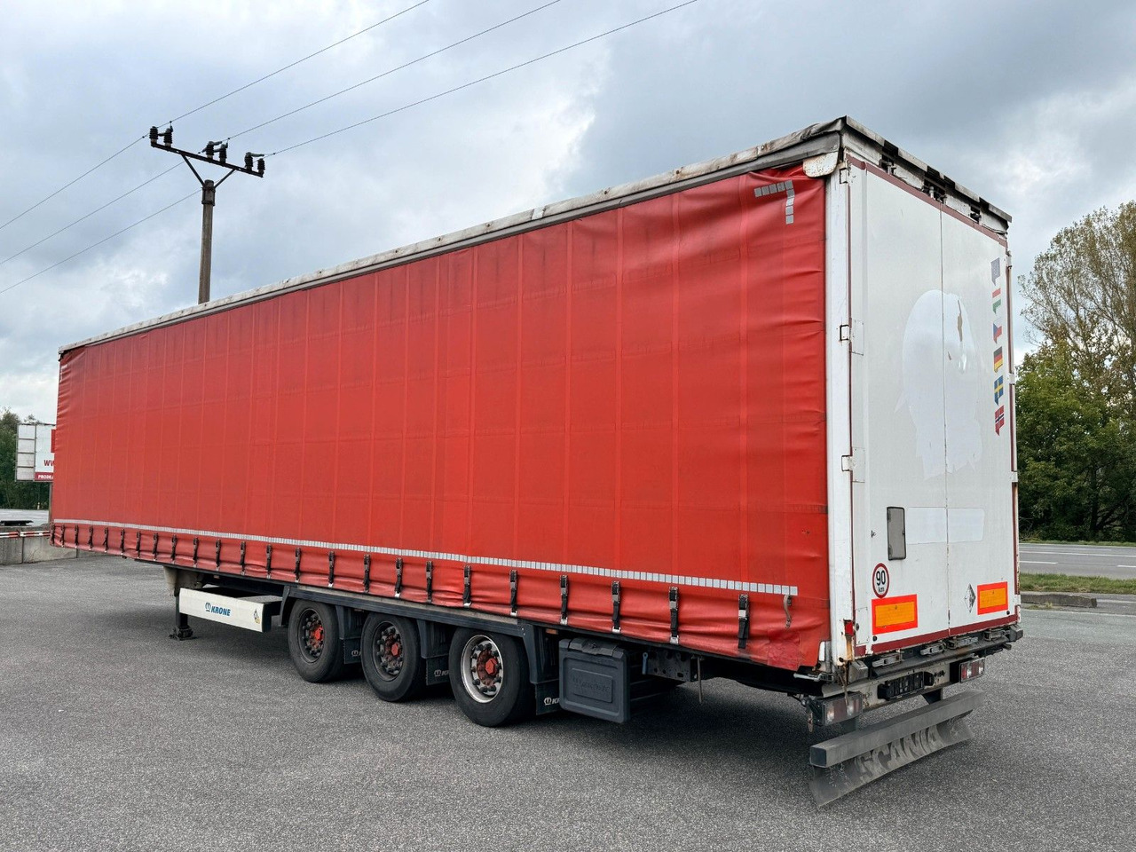Krone SD - Semi-remorque rideaux coulissants: photos 5 Krone SD - Semi-remorque rideaux coulissants: photos 5