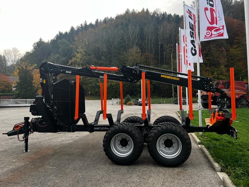 BMF BMF 13T1 PRO mit BMF 905 HP Kran - Remorque forestière: photos 4 BMF BMF 13T1 PRO mit BMF 905 HP Kran - Remorque forestière: photos 4