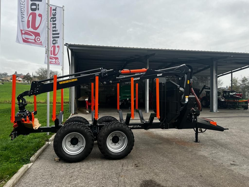 BMF BMF 13T1 PRO mit BMF 905 HP Kran - Remorque forestière: photos 2 BMF BMF 13T1 PRO mit BMF 905 HP Kran - Remorque forestière: photos 2