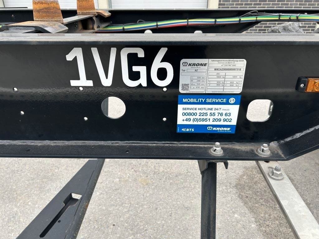 Krone 2 Achswechselfahrgestell, Typ: MAXI AZW 18 eL3B7 - Remorque porte-conteneur/ Caisse mobile: photos 3 Krone 2 Achswechselfahrgestell, Typ: MAXI AZW 18 eL3B7 - Remorque porte-conteneur/ Caisse mobile: photos 3