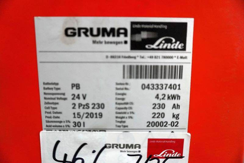 GRUMA 24 Volt 2 PzS 230 Ah - Accumulateur pour Matériel de manutention: photos 5 GRUMA 24 Volt 2 PzS 230 Ah - Accumulateur pour Matériel de manutention: photos 5