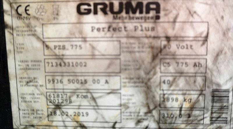 GRUMA 80 Volt 5 PzS 775 Ah - Accumulateur: photos 5 GRUMA 80 Volt 5 PzS 775 Ah - Accumulateur: photos 5