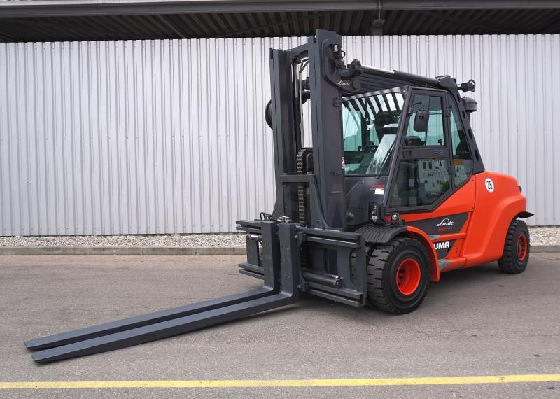 Linde H 80 D/1100 EVO 396-03 - Chariot élévateur diesel: photos 1 Linde H 80 D/1100 EVO 396-03 - Chariot élévateur diesel: photos 1