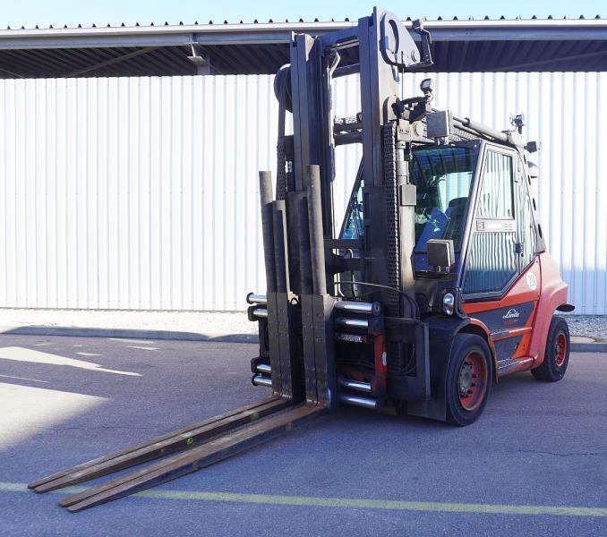 Linde H 80 D/600 EVO 396-03 - Chariot élévateur diesel: photos 1 Linde H 80 D/600 EVO 396-03 - Chariot élévateur diesel: photos 1